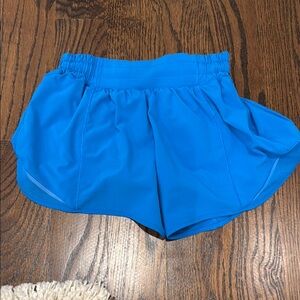 Lululemon 4 inch pacific blue shorts